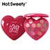 Heart Cosmetic matte Glitter Eyeshadow Palette